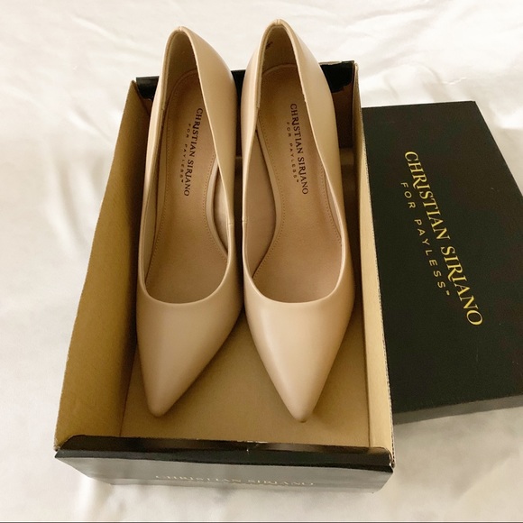 LAST1 Christian Siriano Nude Color High Heel Shoes - Picture 7 of 8